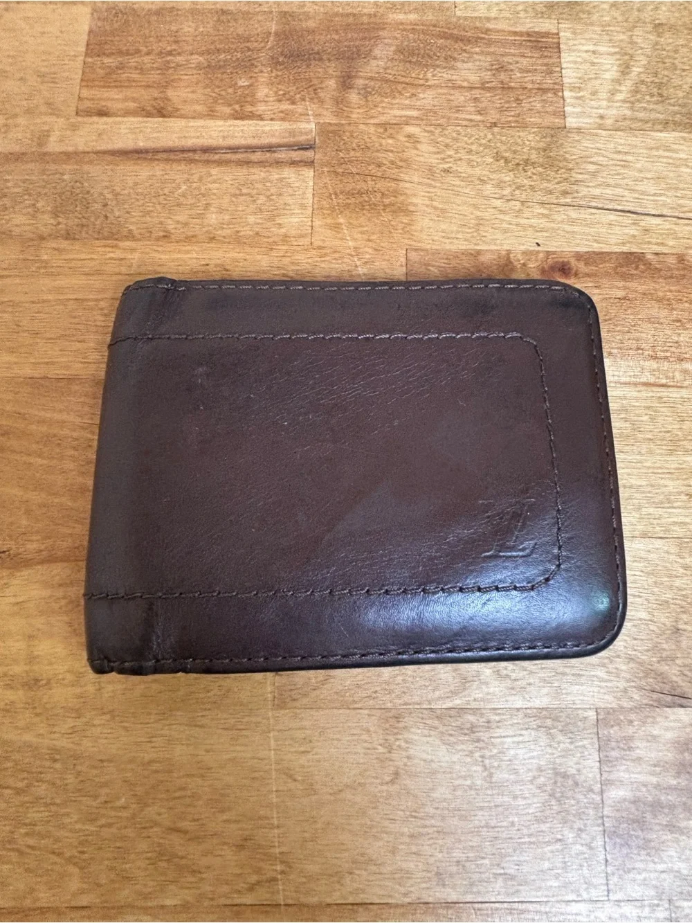 Louis Vuitton Nomade Leather Marco Bifold Wallet Dark Brown M85015 CA0026